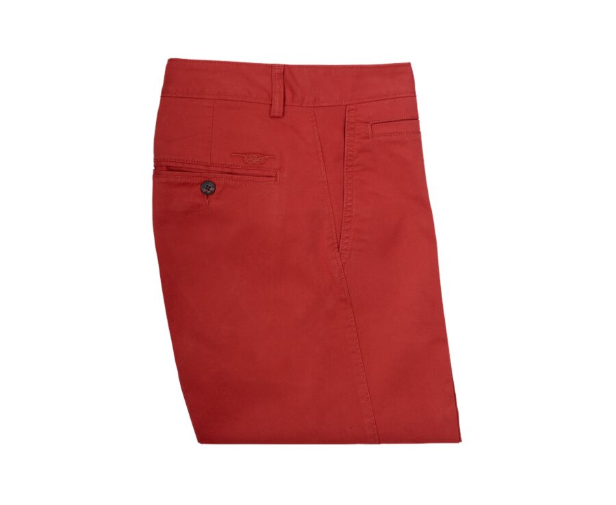 Brick Red Chino Shorts - BARRY