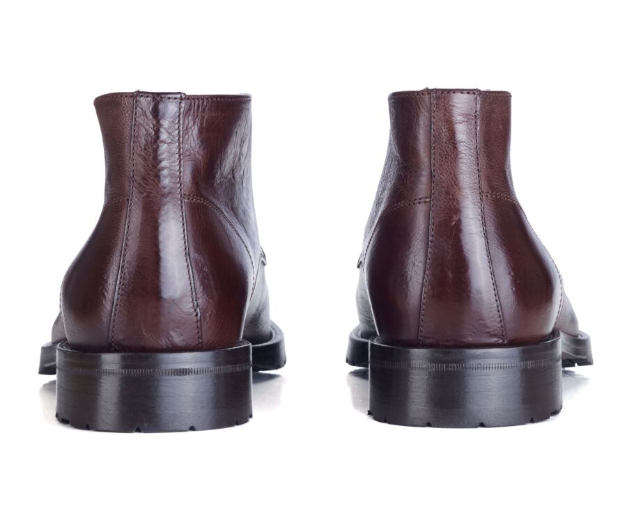 Patina Chocolate leather Desert Boots - WARWICK GOMME
