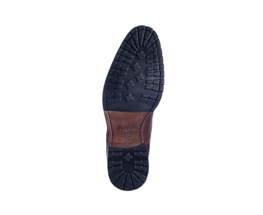 Patina Chocolate leather Desert Boots - WARWICK GOMME