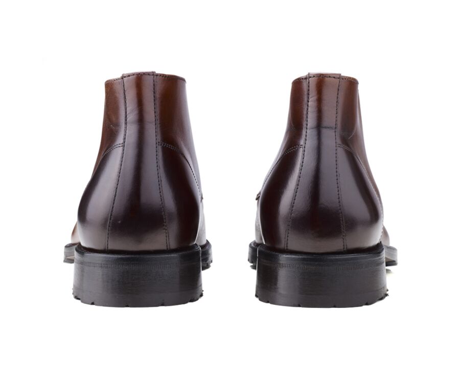 Patina Cognac Desert Boots - WARWICK