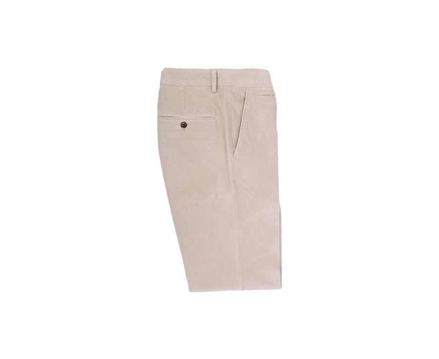 Unbleached Men's corduroy chinos - NORMAN