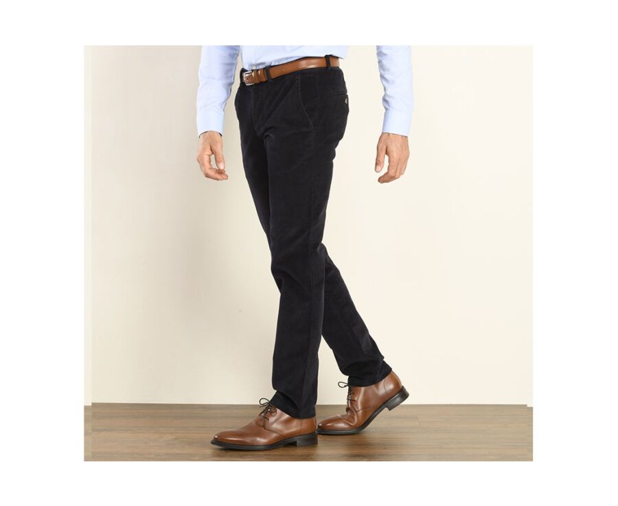 Navy Men's chinos - NORMAN