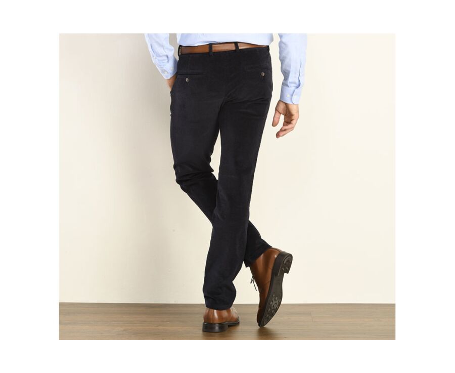 Navy Men's chinos - NORMAN