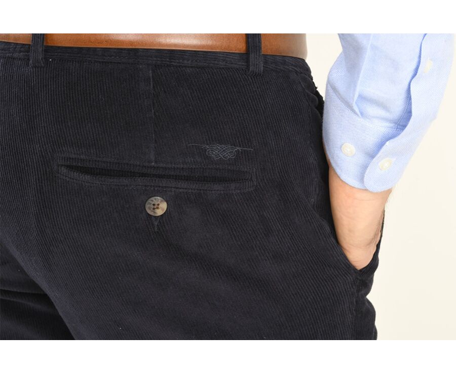 Navy Men's chinos - NORMAN