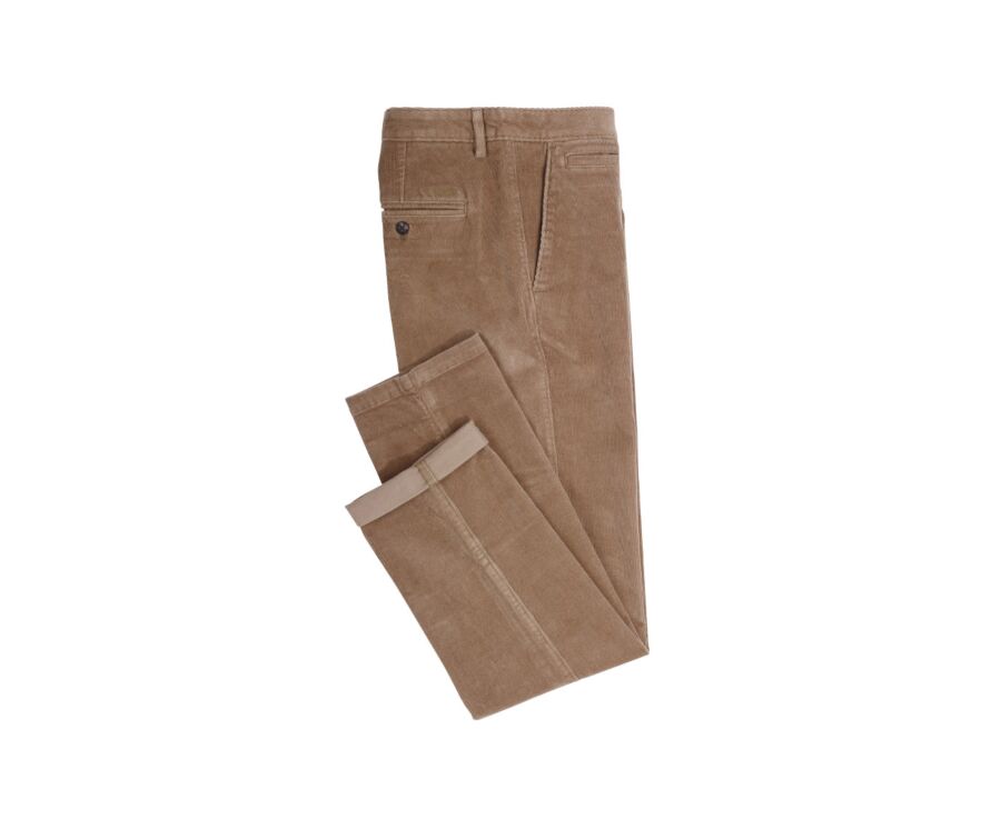 Camel Men's corduroy chinos - NORMAN