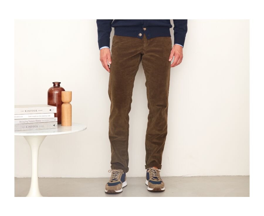 Olive Men's chinos - NORMAN
