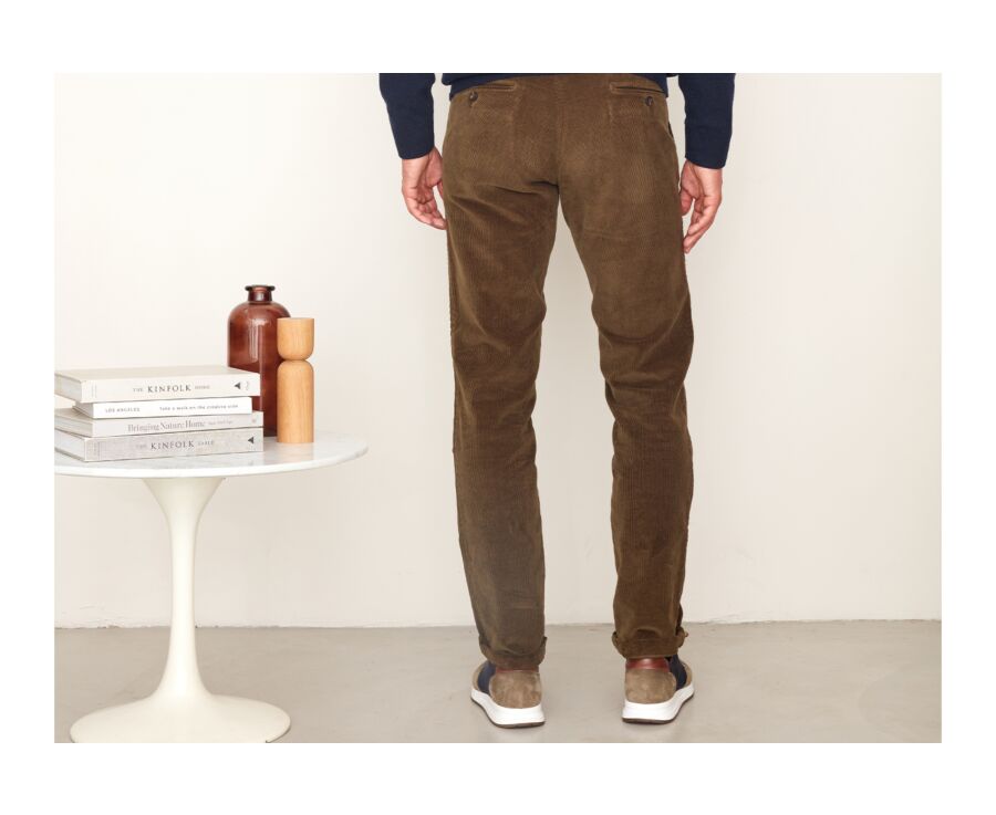 Olive Men's chinos - NORMAN