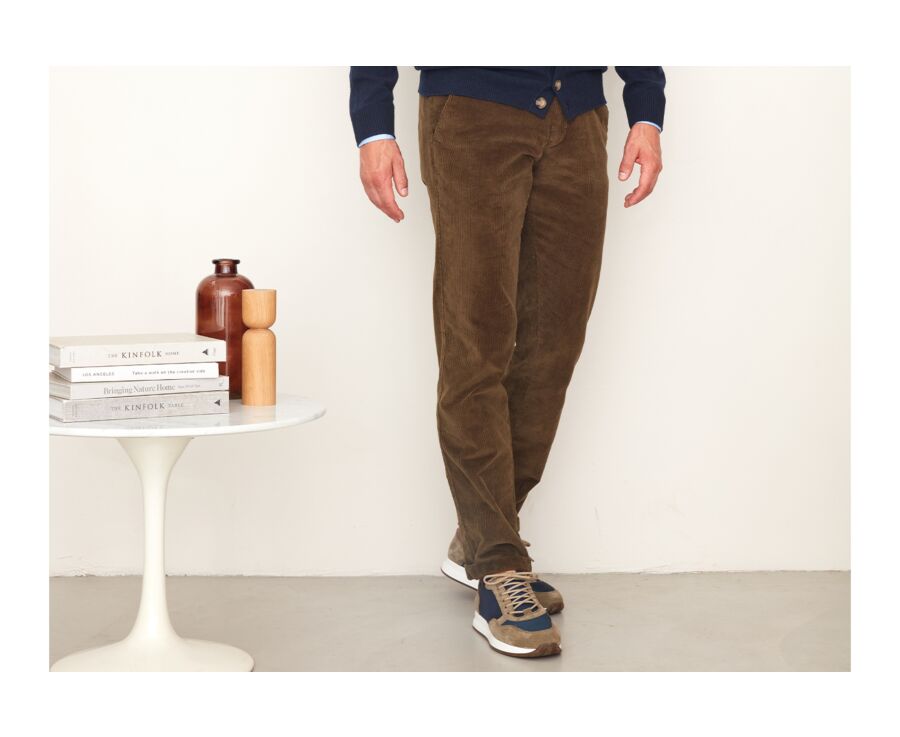 Olive Men's chinos - NORMAN