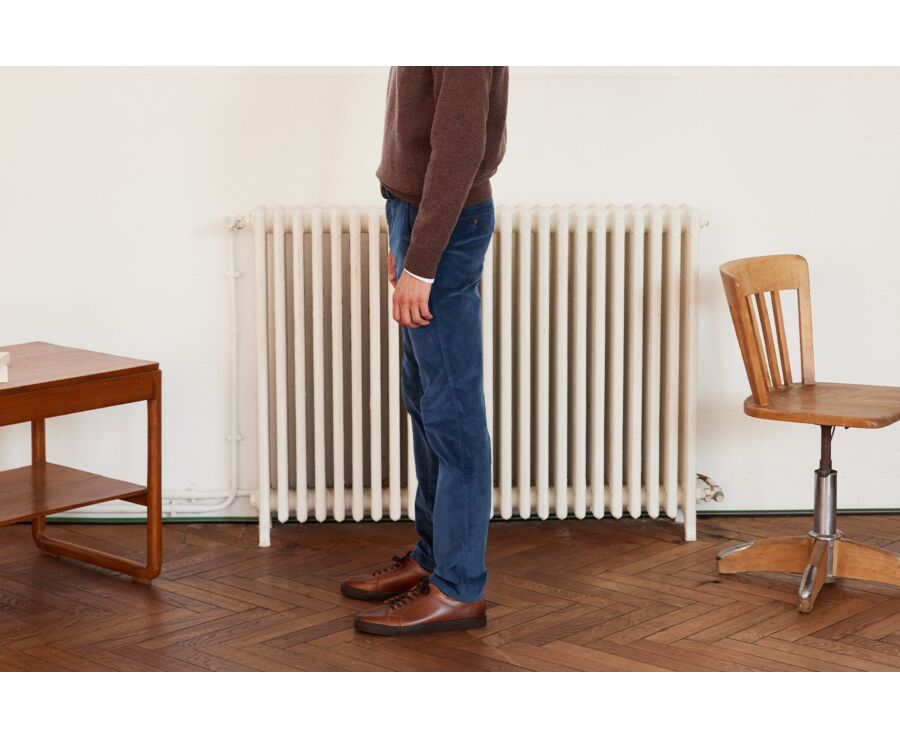 Denim Blue Men's chinos - NORMAN