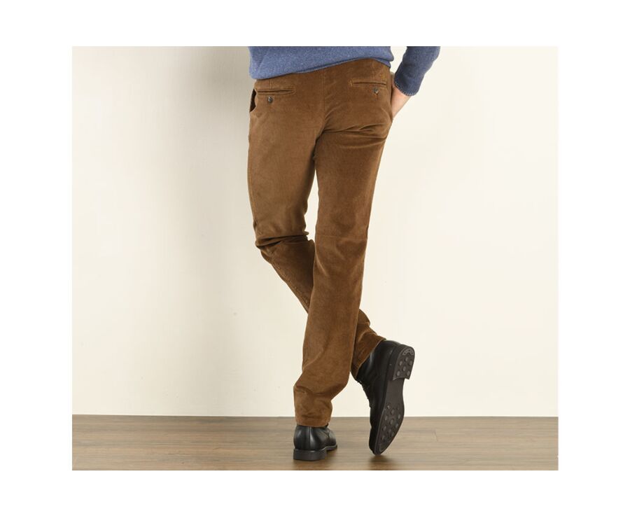 Dark Camel Men's chinos - NORMAN