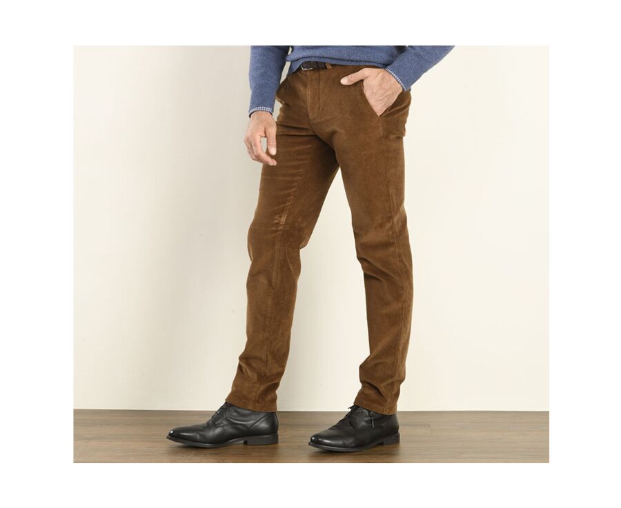 Dark Camel Men's chinos - NORMAN
