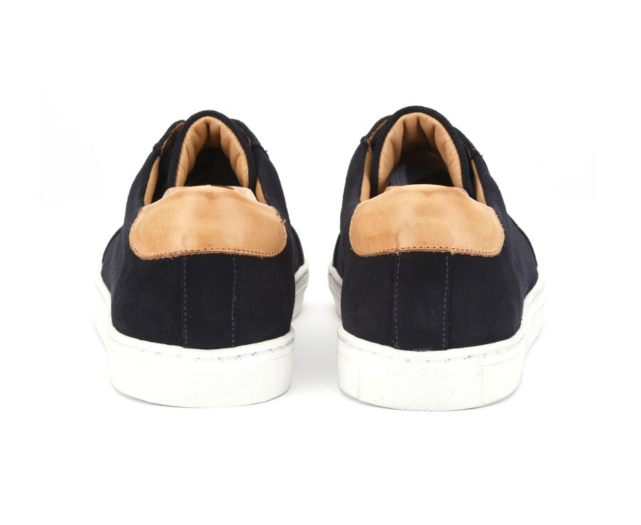 Navy Men's suede Trainers - INGLEWOOD