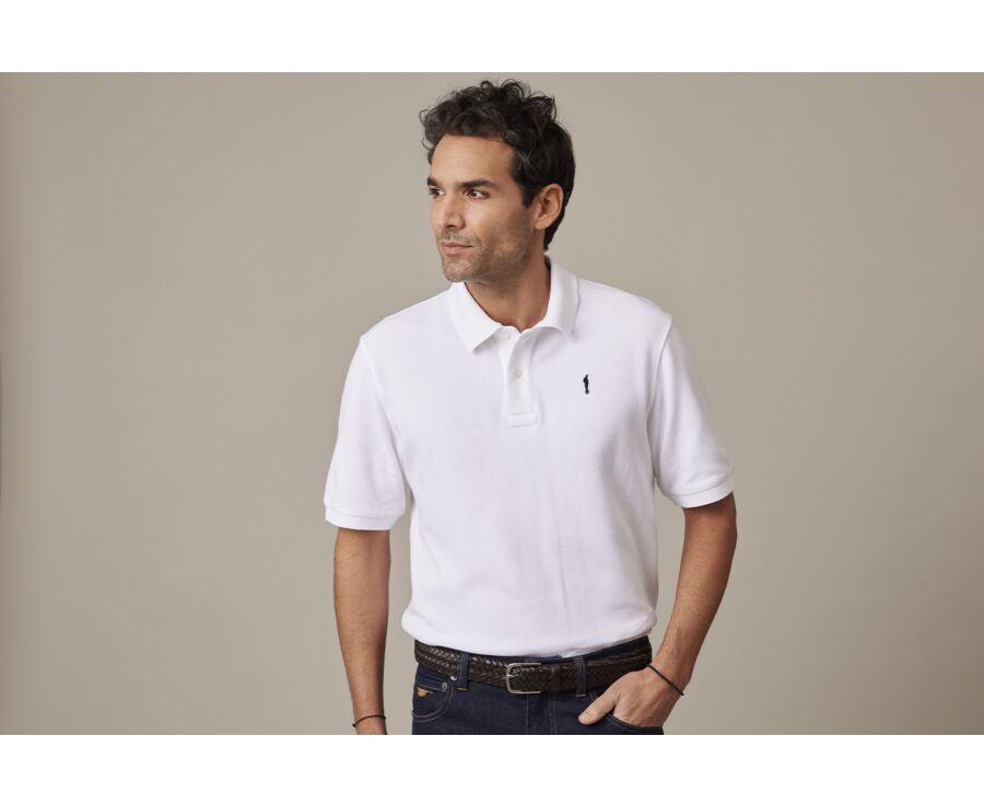 White polo shirt - GARETH
