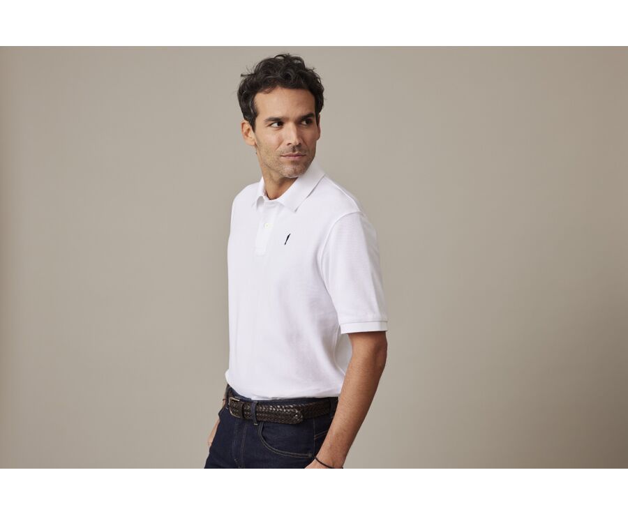 White polo shirt - GARETH