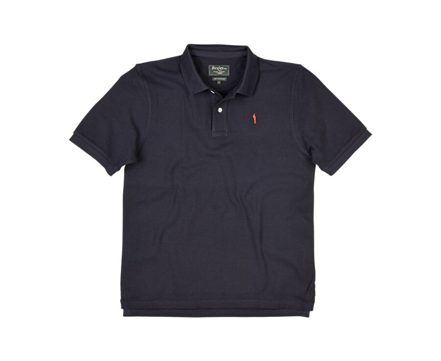 Navy Men's polo shirt - GARETH