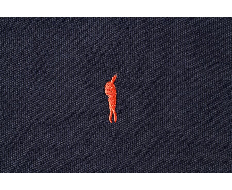 Navy Men's polo shirt - GARETH