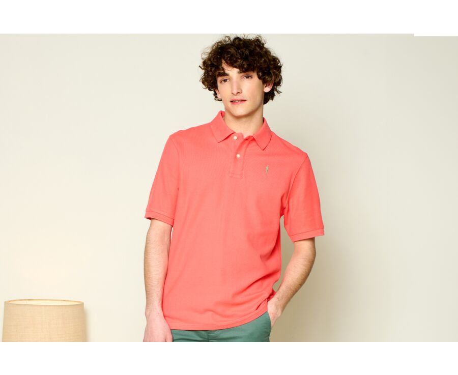 Coral Men's polo shirt - GARETH