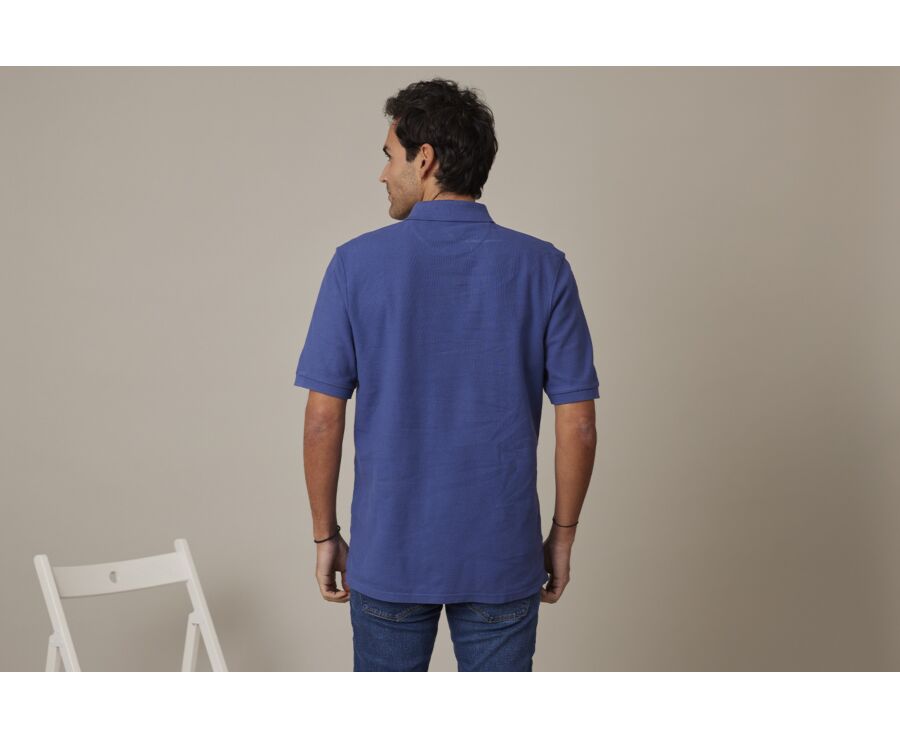 Royal Blue Men's polo shirt - GARETH