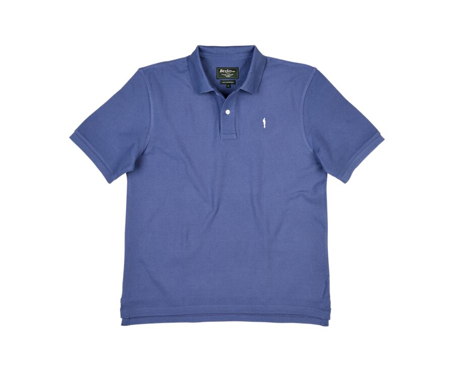 Royal Blue Men's polo shirt - GARETH