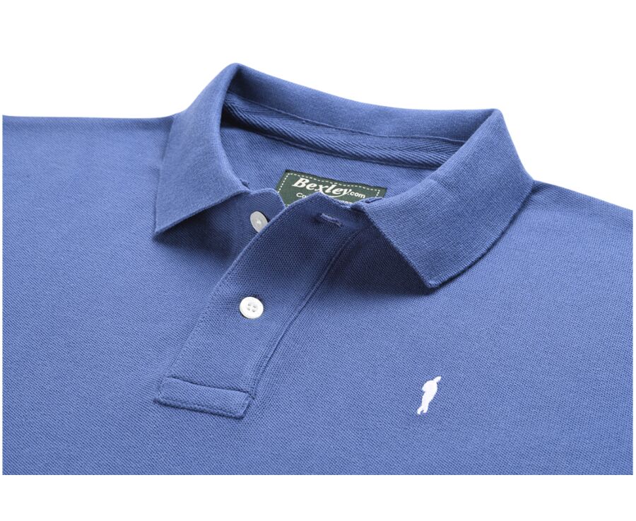 Royal Blue Men's polo shirt - GARETH