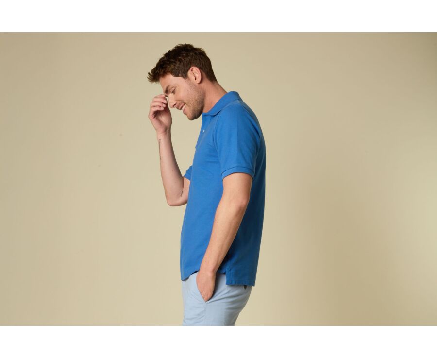 Men's polo shirt Denim Blue - GARETH