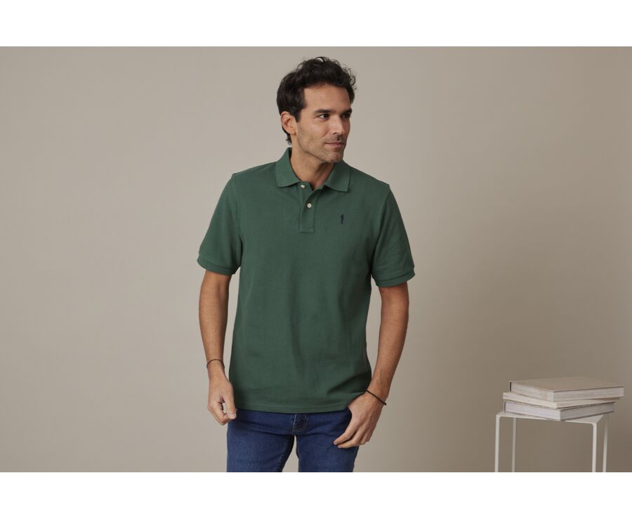 Pine Green Men's polo shirt - GARETH