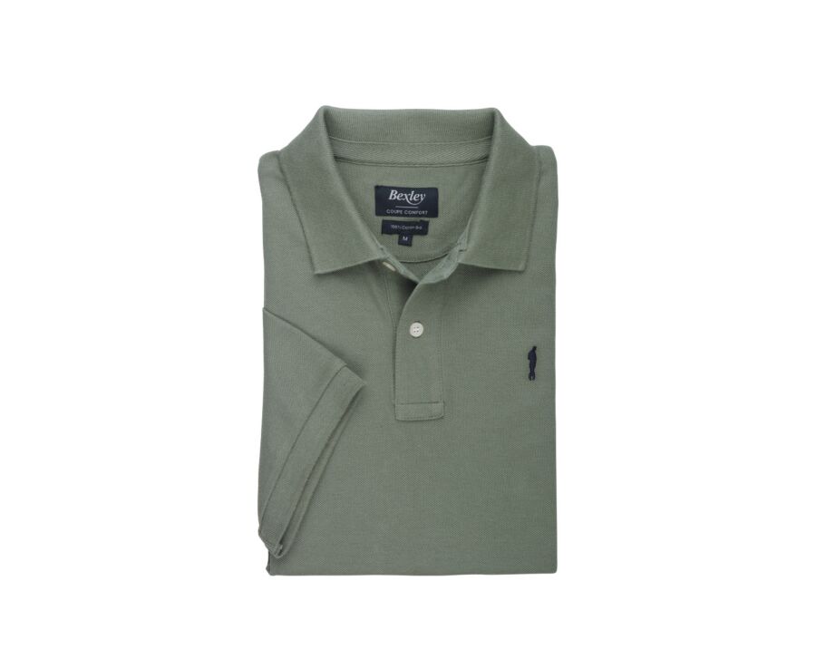 Sage Green Men's polo shirt - GARETH