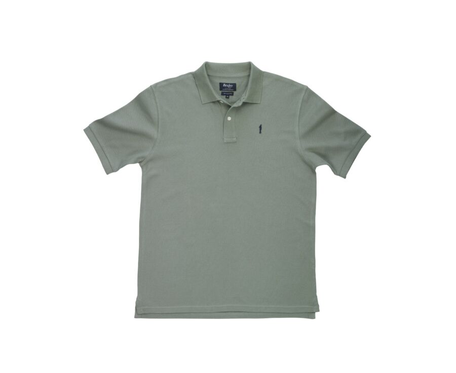 Sage Green Men's polo shirt - GARETH