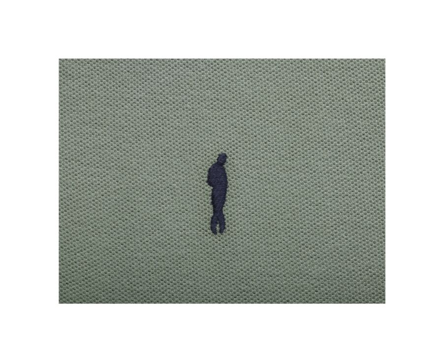 Sage Green Men's polo shirt - GARETH