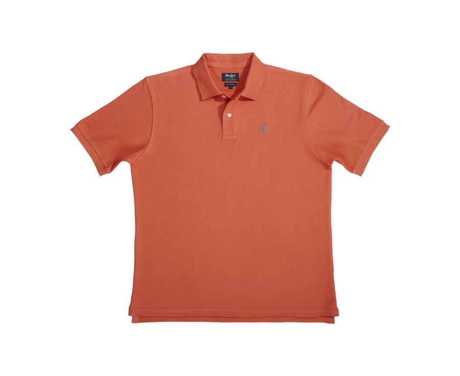 Men's polo shirt Dark Orange - GARETH