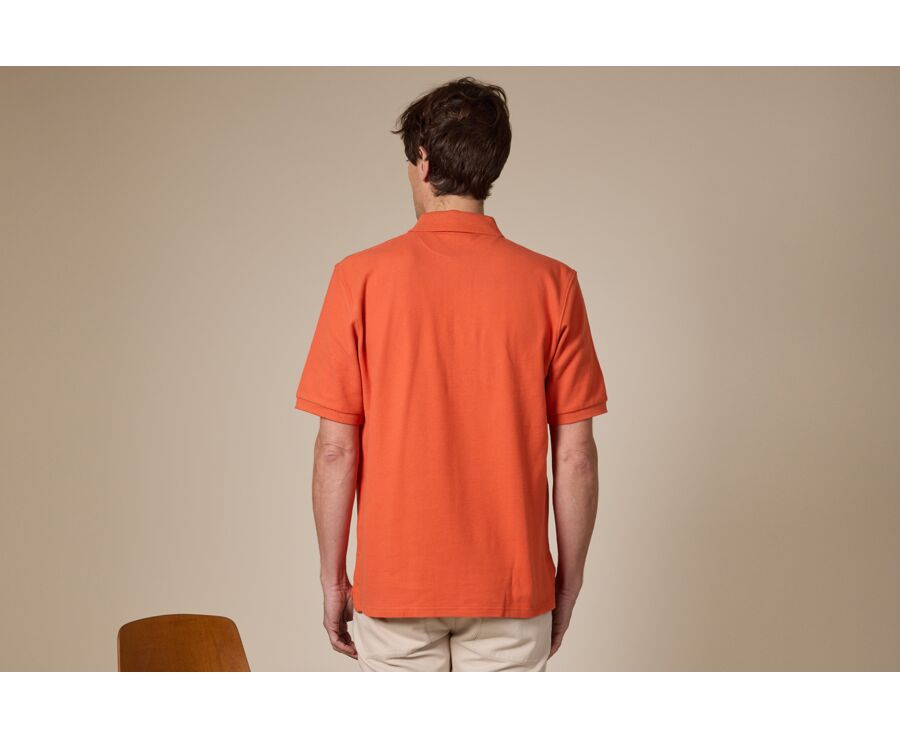 Men's polo shirt Dark Orange - GARETH