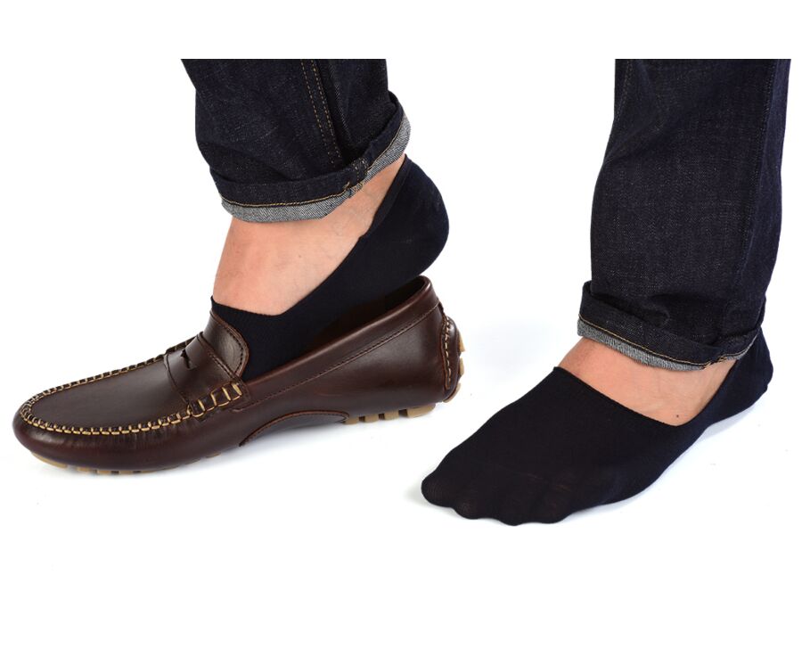 Navy Invisible Socks for Men