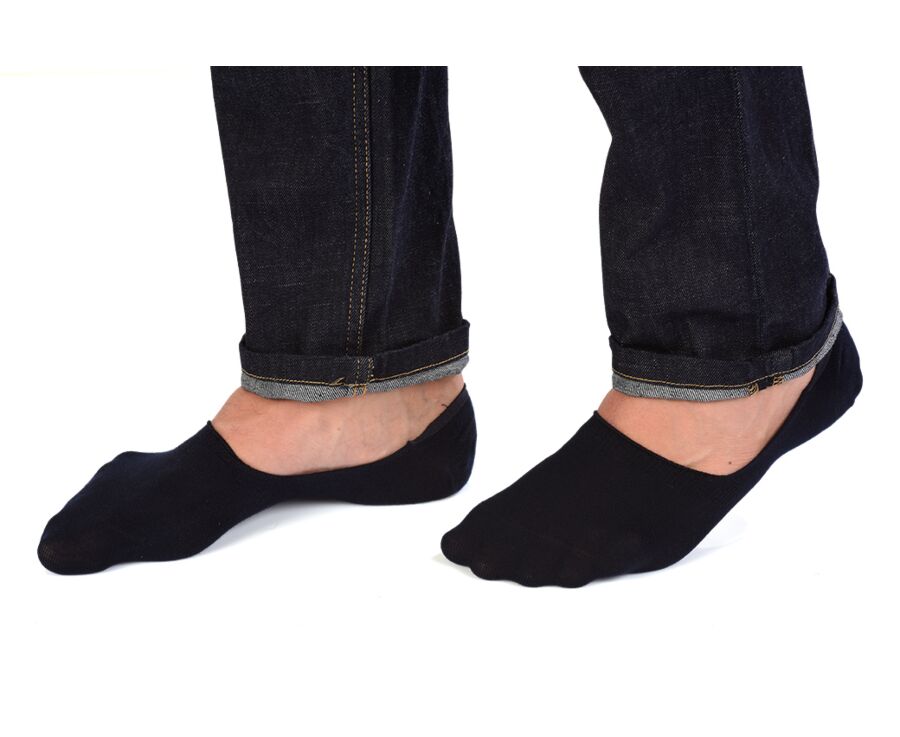Navy Invisible Socks for Men