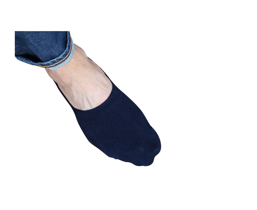 Navy Invisible Socks for Men