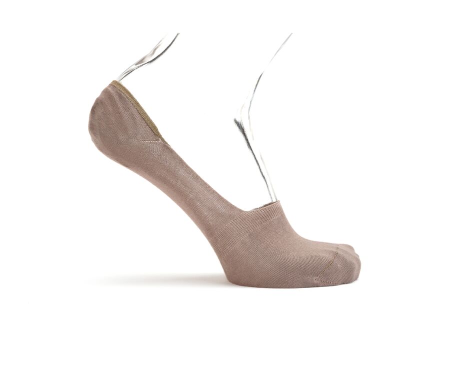 Taupe Invisible Socks for Men