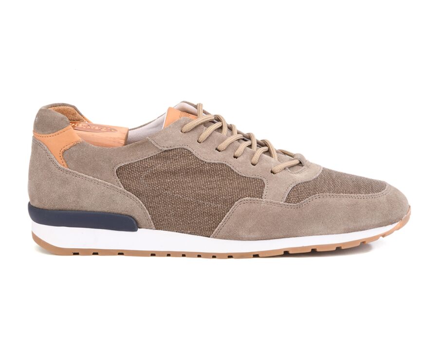 Canberra Light Taupe Suede