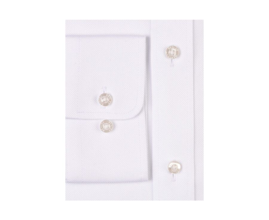 White two ply Plain Oxford shirt - OTTAVIO