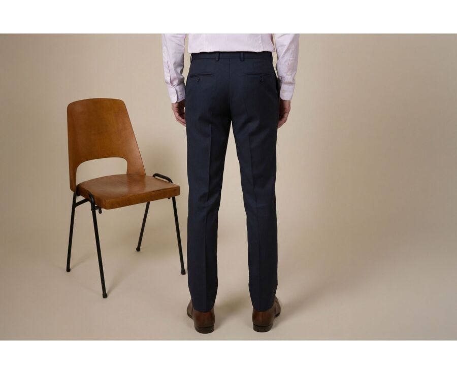 Men's Black Suit Trousers - LAZARE