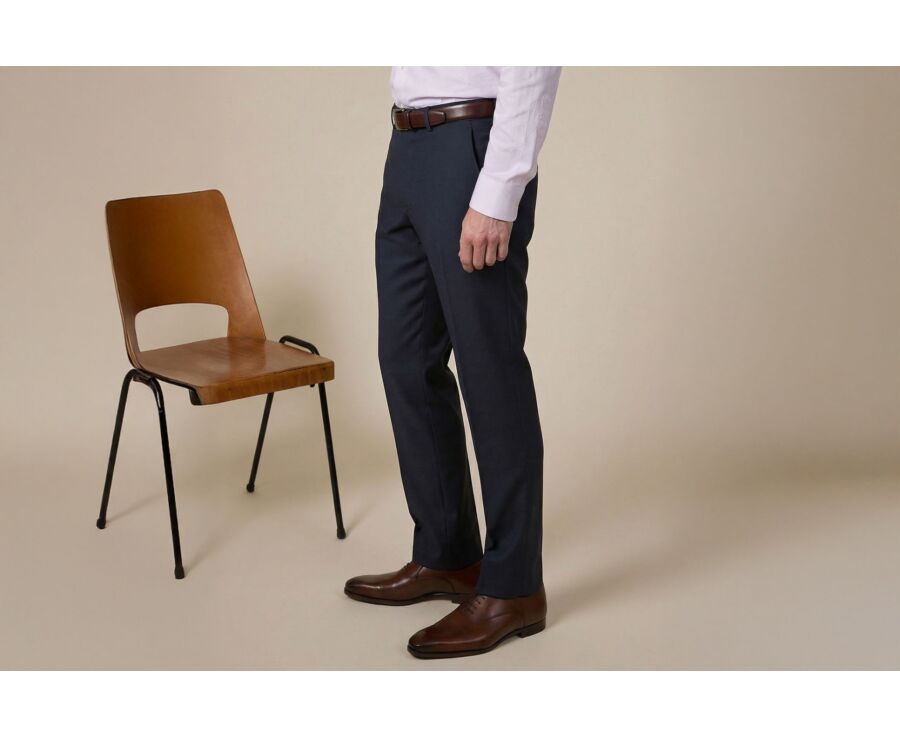 Men's Black Suit Trousers - LAZARE