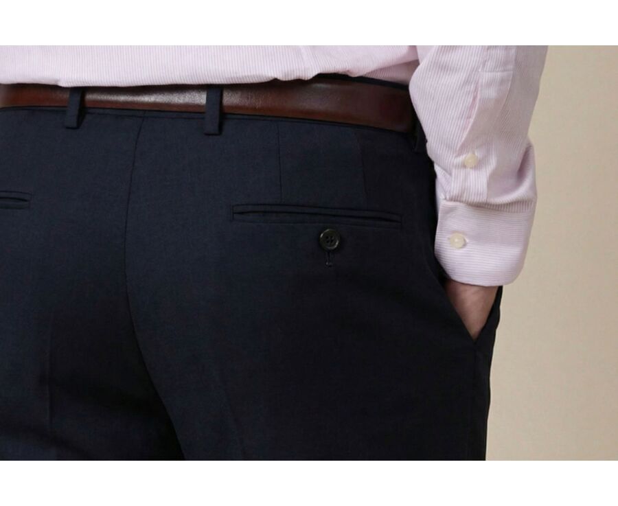 Men's Black Suit Trousers - LAZARE
