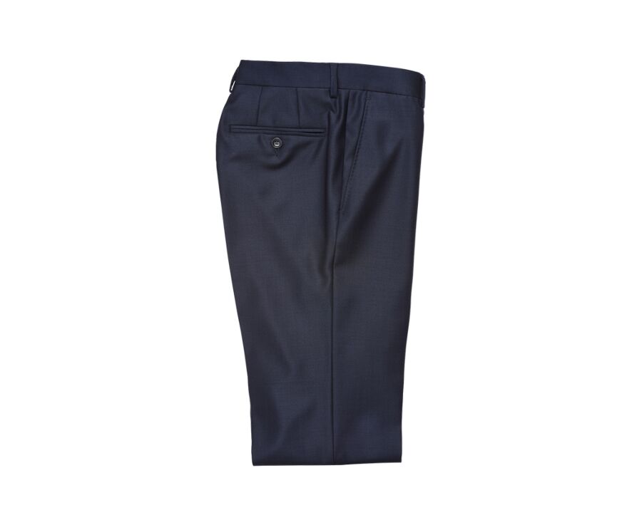 Men's Prussian Blue Suit Trousers - LAZARE
