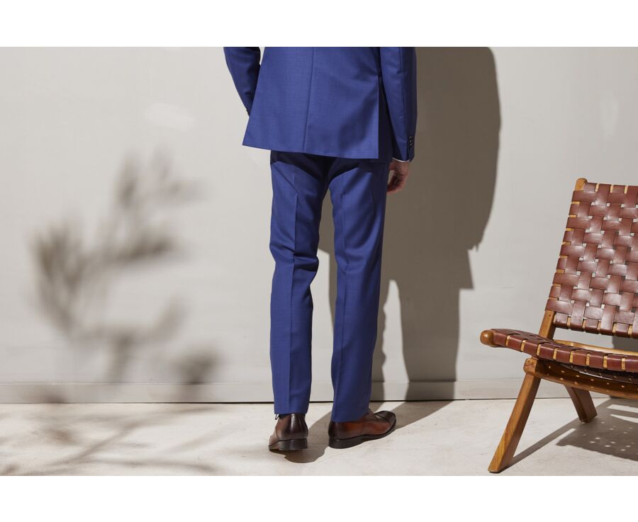 Men's Deep Blue Suit Trousers - LAZARE