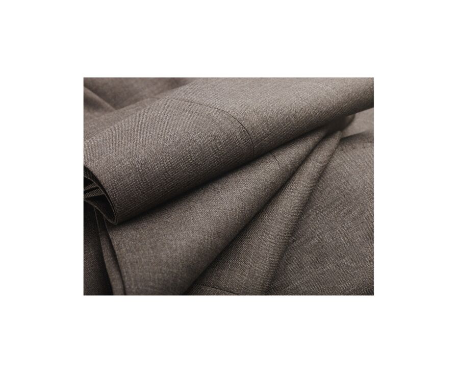 Men's Brown Melange Suit Trousers - LAZARE