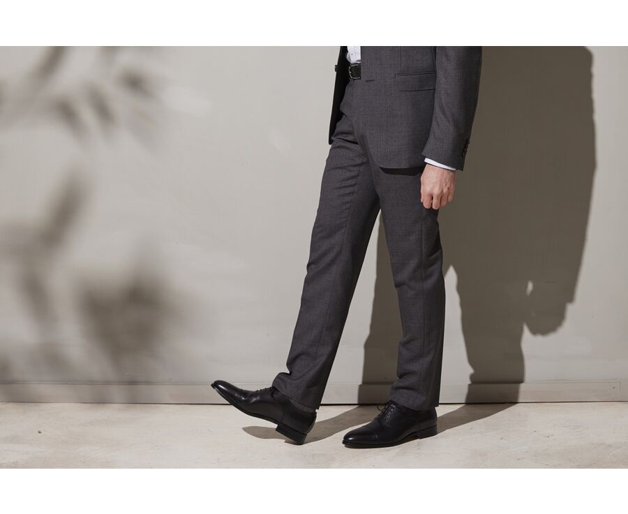Men's Middle grey Suit Trousers - LAZARE