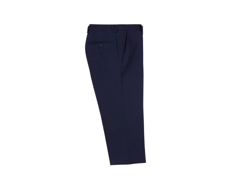 Men's Suit Trousers - Navy Blue  - LAZARE