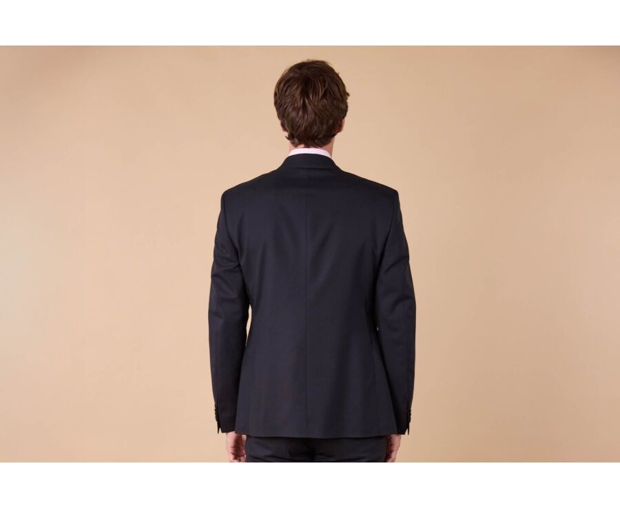Men's Navy Suit Jacket - LAZARE