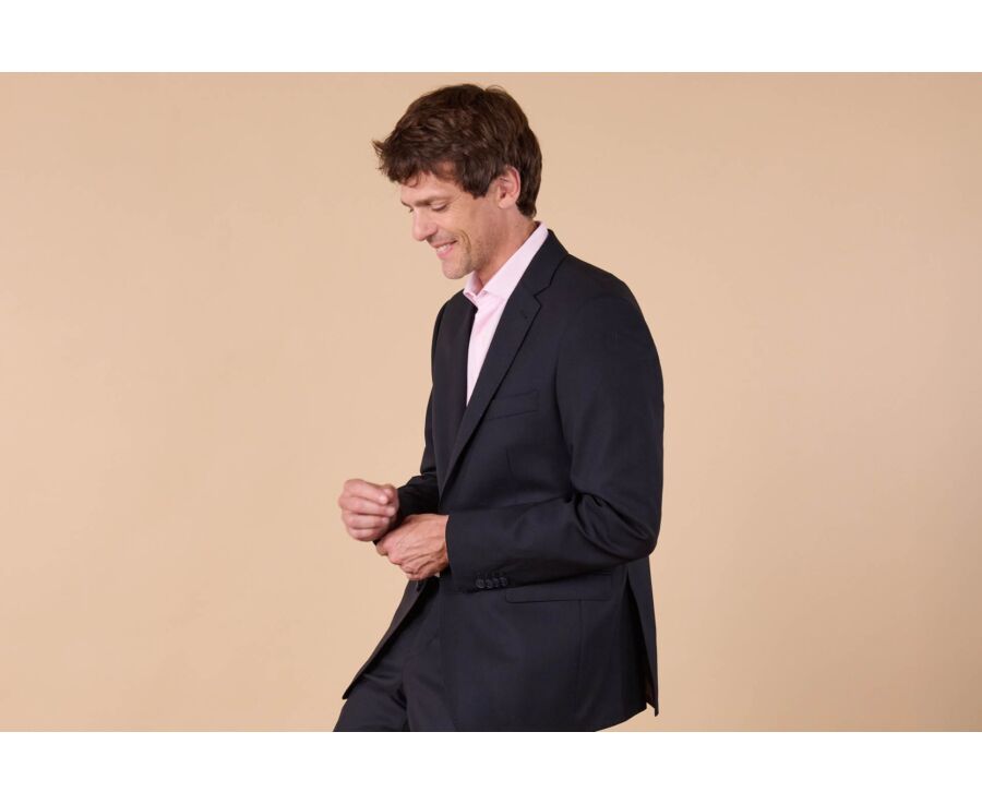 Men's Navy Suit Jacket - LAZARE