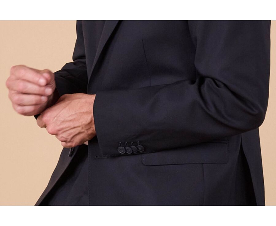 Men's Navy Suit Jacket - LAZARE