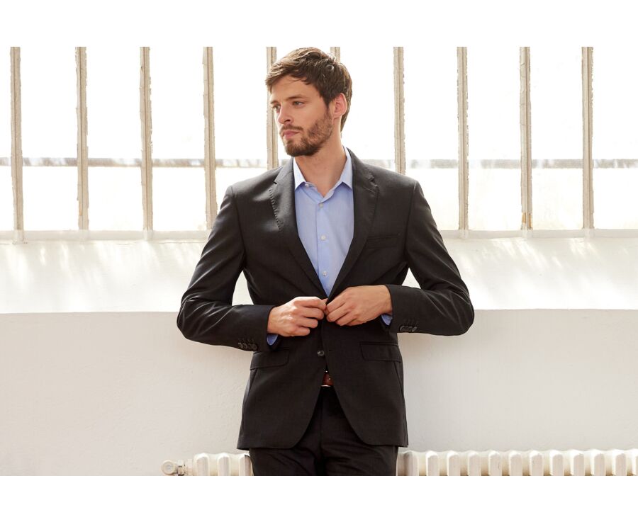 Men's Suit Jacket Anthracite Grey - LAZARE