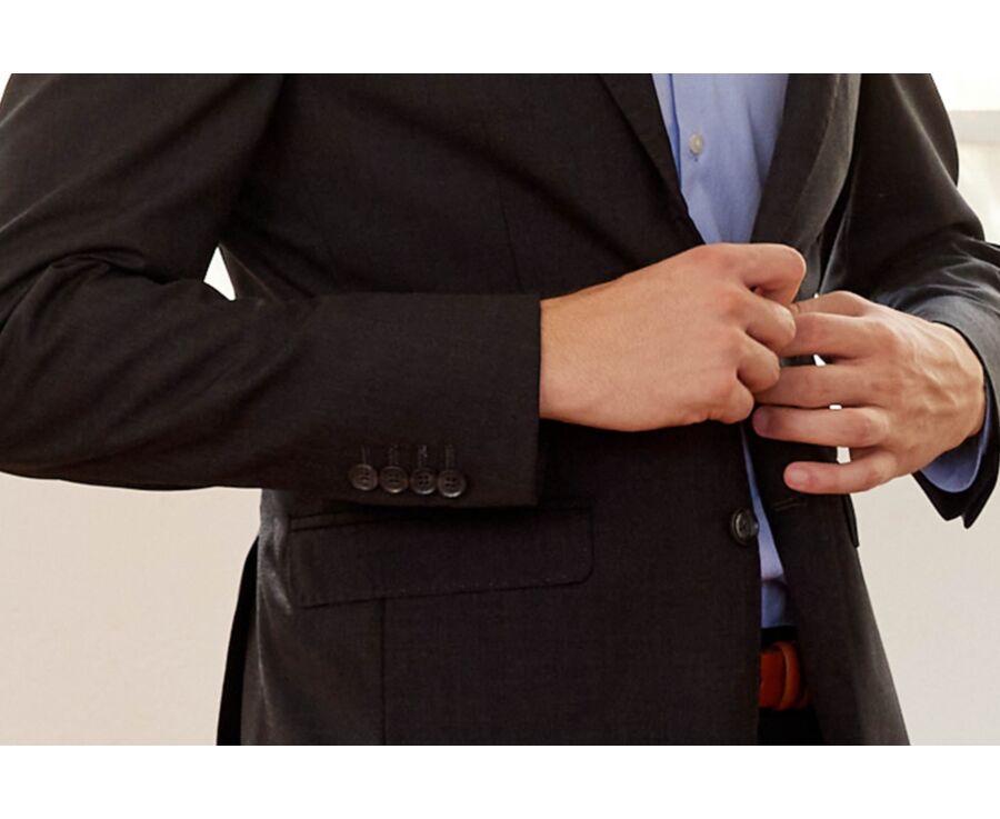 Men's Suit Jacket Anthracite Grey - LAZARE